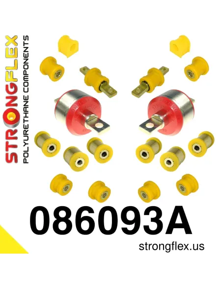 086093A: Rear suspension bush kit SPORT
