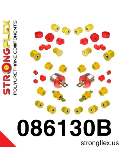 086130B: Full suspension bush kit polyurethane