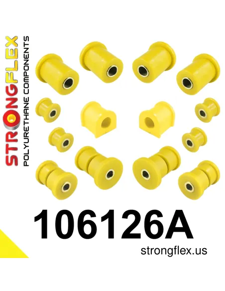 106126A: Front suspension polyurethane bush kit SPORT