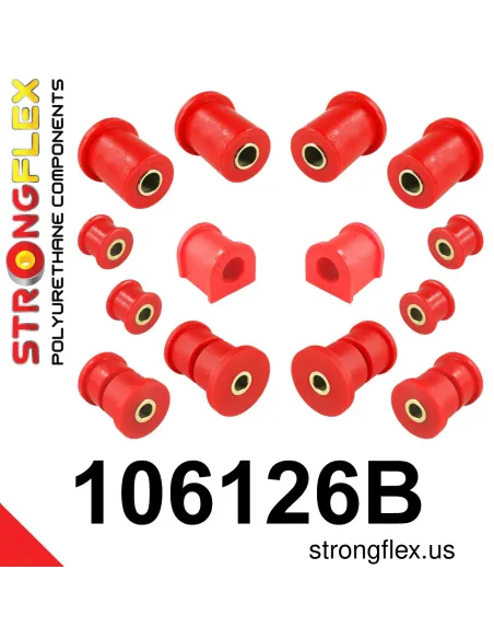106126B: Front suspension polyurethane bush kit
