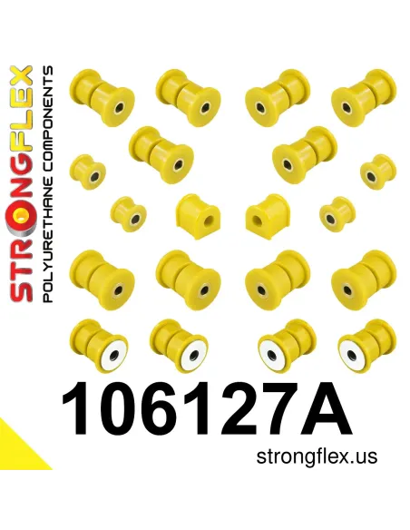 106127A: Rear suspension polyurethane bush kit SPORT
