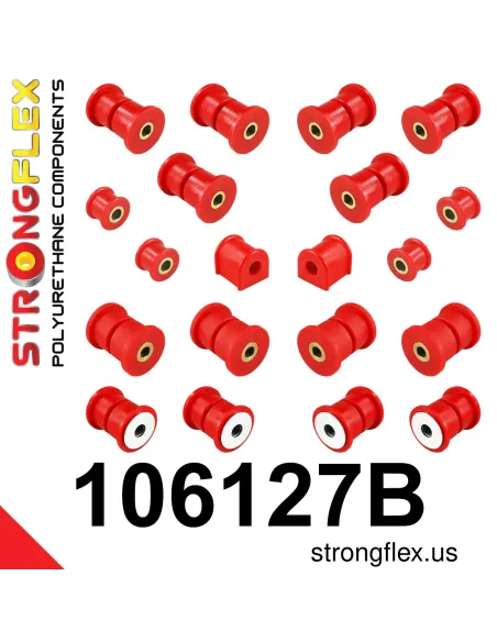 106127B: Rear suspension polyurethane bush kit