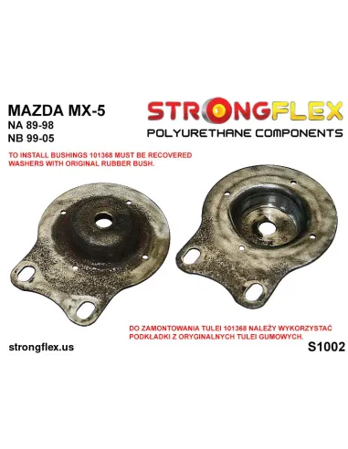 106128A: Full suspension polyurethane bush kit SPORT