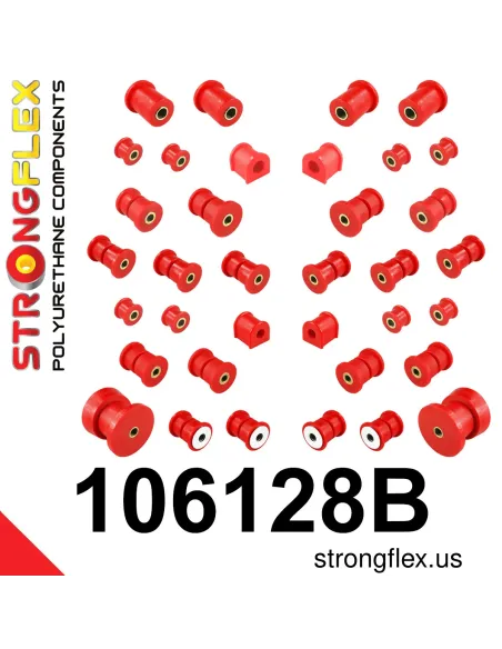 106128B: Full suspension polyurethane bush kit