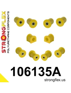 106135A: Front suspension polyurethane bush kit SPORT