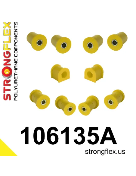 106135A: Front suspension polyurethane bush kit SPORT
