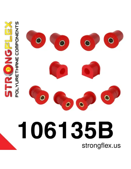 106135B: Front suspension polyurethane bush kit
