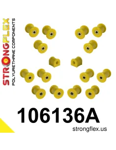 106136A: Rear suspension polyurethane bush kit SPORT