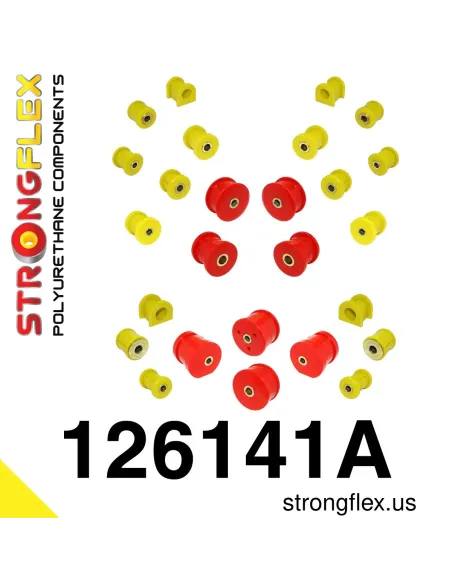 126141A: Full suspension bush kit SPORT