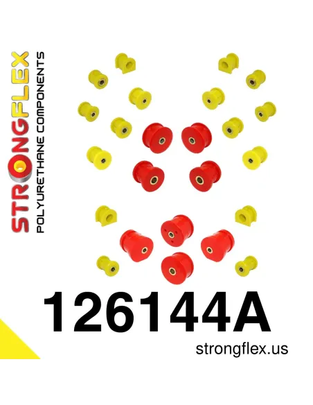 126144A: Full suspension bush kit SPORT