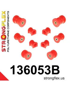 136053B: Front suspension and ream beam bush kit