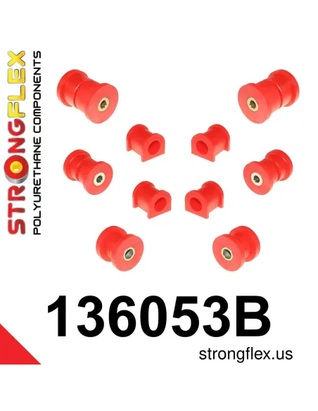 136053B: Front suspension and ream beam bush kit