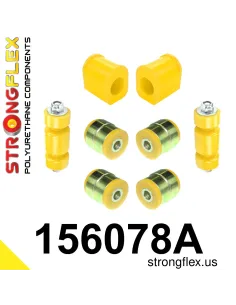 156078A: Front kit suspension polyurethane bushes SPORT