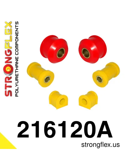 216120A: Front suspension polyurethane bush kit SPORT