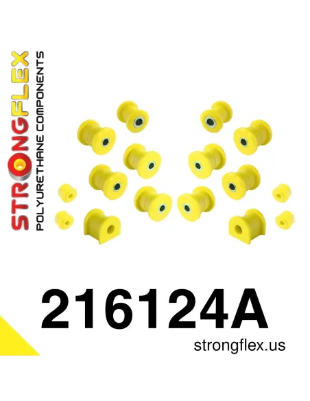 216124A: Rear suspension bush kit SPORT