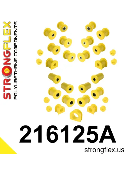 216125A: Full suspension bush kit SPORT