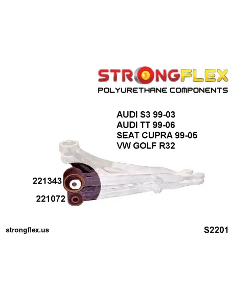 226086B: Front suspension bush kit