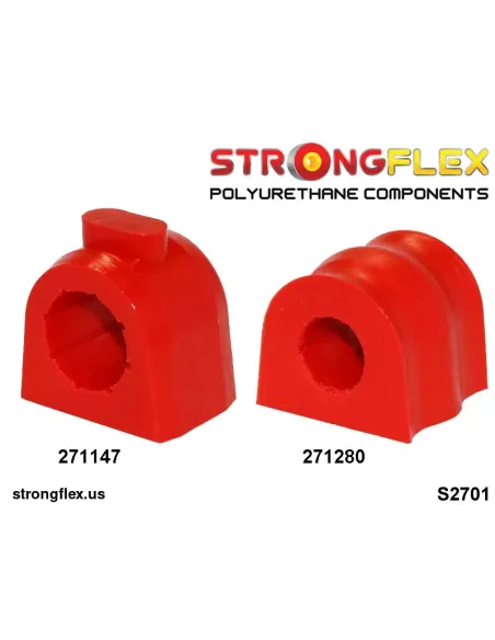 276077B: Front and rear suspension bush kit
