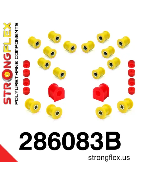 286083B: Rear suspension bush kit