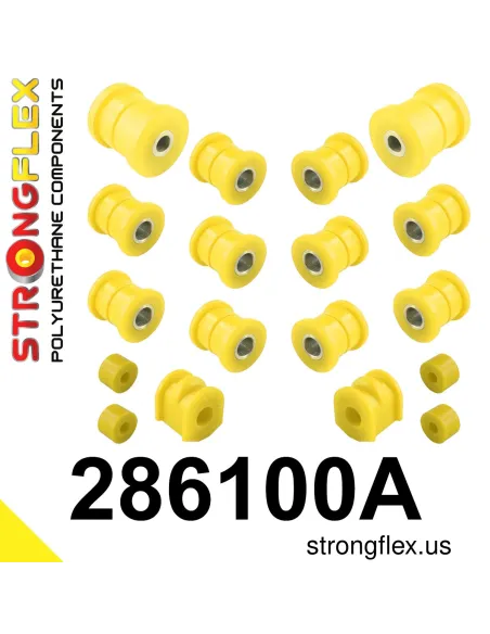 286100A: Rear suspension bush kit SPORT