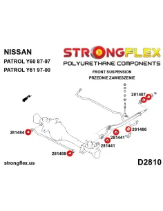 286133A: Full suspension bush kit SPORT 2
