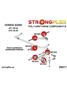 086154A: Full suspension bush kit AP2 SPORT 2