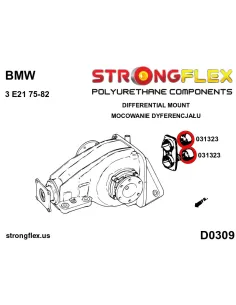 031323B: Rear diff mounting bush 2
