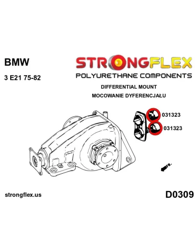 031323B: Rear diff mounting bush