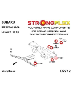 271532B: Rear diff mounting bush 2