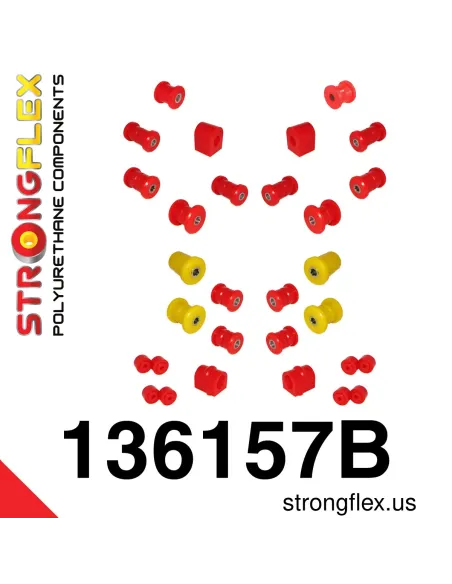 136157B: Full suspension polyurethane bush kit