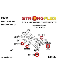 031592A: Rear subframe - front bush SPORT 2