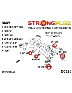 031592B: Rear subframe - front bush 2