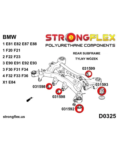 031592B: Rear subframe - front bush