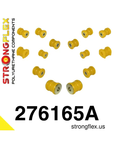 276165A: Rear suspension polyurethane bush kit SPORT