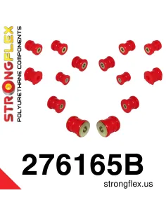 276165B: Rear suspension polyurethane bush kit