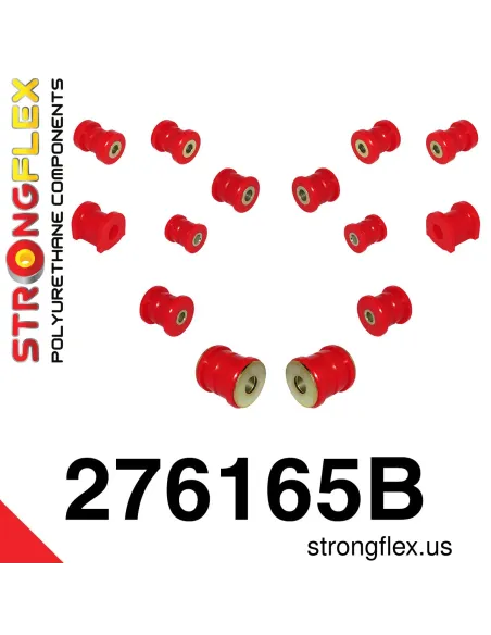 276165B: Rear suspension polyurethane bush kit