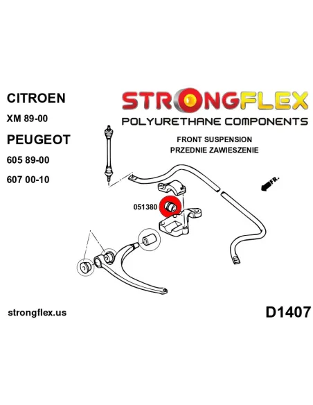 051380B: Front anti roll bar mount