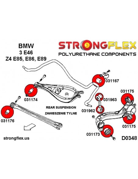 031176B: Rear control arm lower inner