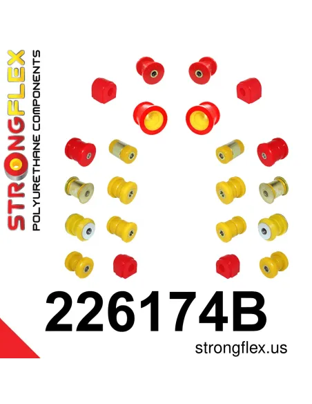 226174B: Front and rear suspension bush kit