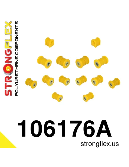 106176A: Rear suspension bush kit SPORT