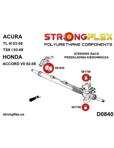 081706A: Steering rack mount bush SPORT 2