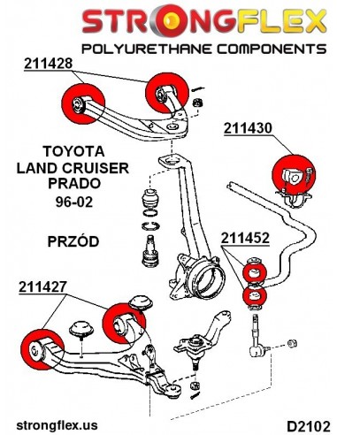 低価格 211427A: Front lower arm bush SPORT ジャケット・アウター