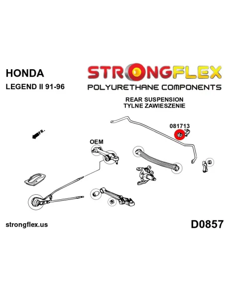 081713B: Front / rear anti roll bar bush
