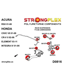 181902A: Front lower arm bush SPORT