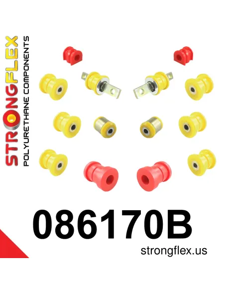 086170B: Rear suspension bush kit