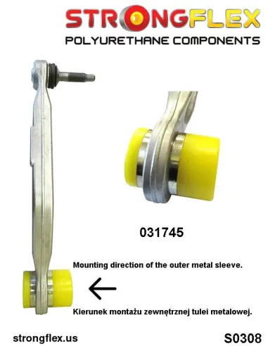031745A: Rear upper arm inner bush SPORT