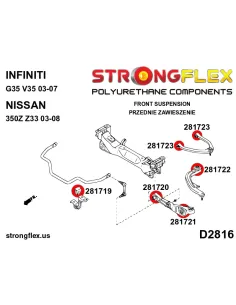 281723B: Front upper arm bush 2