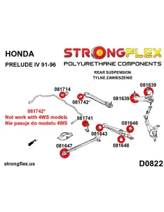 081741B: Rear anti roll bar link bush 2
