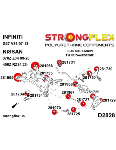 281727B: Rear lower link outer bush