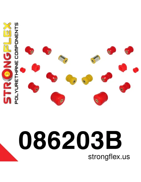 086203B: Rear suspension bush kit